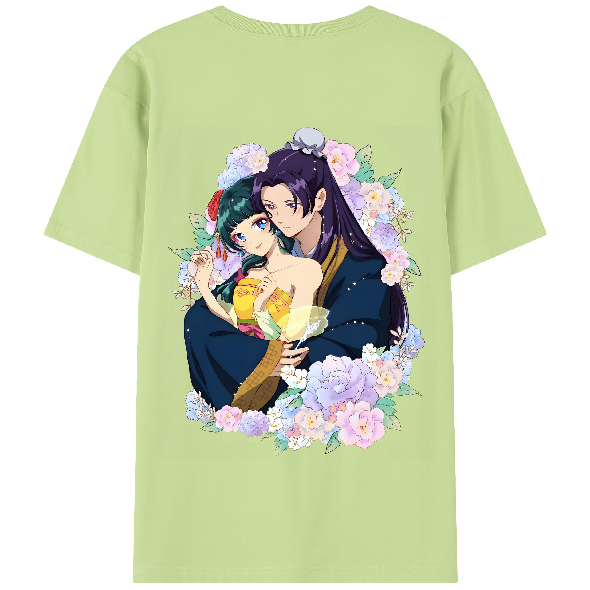 （画像用） 薬屋のひとりごと The Apothecary Diaries 綿100％半袖Tシャツ（背面プリント）